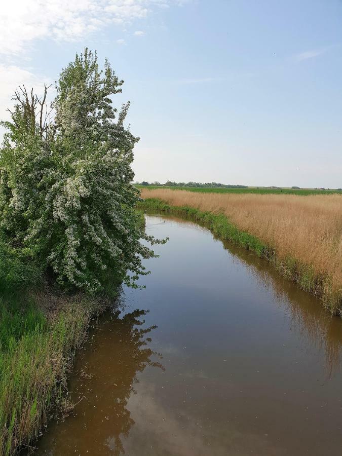 Вилла Kleines Haeuschen Am Deich, Vor Den Toren Von Sylt Emmelsbull-Horsbull Экстерьер фото